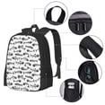 thumbnail image 4 of Daiia Fish Bones Backpack for Men and Women -Durable Backpack Large Capacity, Water-Resistant Bag with Adjustable Straps and Laptop Compartment, 4 of 9