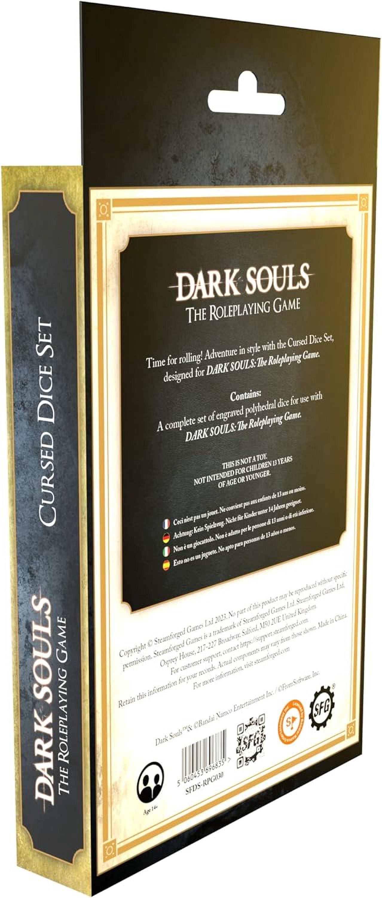 Steamforged Games Dark Souls The Roleplaying Game Cursed Dice Set