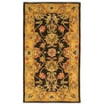 thumbnail image 4 of SAFAVIEH Heritage Regis Traditional Wool Area Rug, Charcoal/Gold, 8'3" x 11', 4 of 10