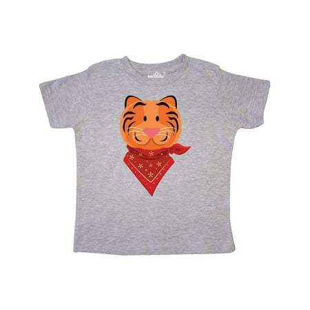 

Inktastic Cowboy Tiger Western Boys Gift Toddler Boy Girl T-Shirt