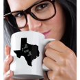 thumbnail image 2 of 3drose, Yall Means All Written Inside the State of Texas. Black on White., 11oz Magic Transforming Mug, 2 of 7