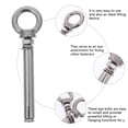 thumbnail image 1 of Mobutofu 5Pcs Lifting Bolt with Ring 10X2.6cm for Fixing and Connecting in Construction, 1 of 5