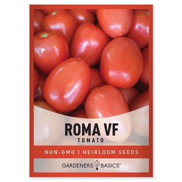 Burpee Roma Burpee Roma VF Tomato Vegetable Seed for Garden Planting, Heirloom, 1 ...