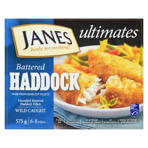 Janes Ultimates aiglefin battu Aiglefin pane a la biere Janes