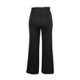 thumbnail image 7 of Lenpel Wide Leg Sweatpants for Women Soft Comfy High Waisted Drawstring Workout Lounge Pants Baggy Athletic Casual Trousers(Black,X-Large), 7 of 7