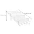 thumbnail image 2 of PENIKOKO 1Pcs Clear Risers Display Stands Plastic Tiered Presentation For Retail Store Cold Cabinet Use, 2 of 8