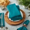 thumbnail image 4 of Set of 6 20" x 20"  Sky Blue Solid Modern Style Napkins, 4 of 4