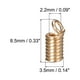 thumbnail image 2 of 300uds Bobina Cuerda Extremos Unique Bargains Dorado Claro 3.5x8.5mm, 2 of 6