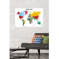 thumbnail image 3 of Map - World 2022 Wall Poster, 22.375" x 34", 3 of 4