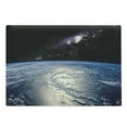 thumbnail image 1 of Earth Cutting Board, Majestic Universe Image with Earth and Distant Nebula Clouds Waters, Decorative Tempered Glass Cutting and Serving Board, Large Size, Pale Grey Pale Blue, by Ambesonne, 1 of 1