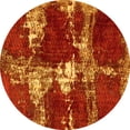 thumbnail image 1 of Ahgly Company Indoor Round Persian Yellow Bohemian Area Rugs, 5' Round, 1 of 4