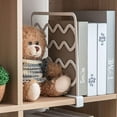 thumbnail image 3 of herramienta de almacenamiento Shelf dividers Cupboard shelf dividers Shelf dividers for the wardrobe for storage and organization in bedrooms, bathrooms, kitchens and office shelves 4 pieces （White） Ormromra LKX-0753, 3 of 4
