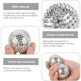 thumbnail image 4 of Pack of 2 Foot Massage Ball, Hard Acupressure Skill Ball, Skills Stress Magnetic Massage Ball for Back, Legs, Feet and Hands, Stress Relief, Muscle Massage, Gold, 2.2in, 4 of 7