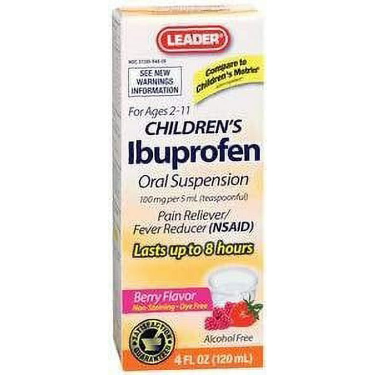 Equate Children's Ibuprofen Oral Suspension, 100 Mg Per ML,