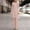 Two piece set-Pink, variant on 2-Piece Lounge Set Women Spring Solid Color Muslim Solid Color Long Sleeve Shirt Coat Wide Leg Trousers Casual Suit Pink M
