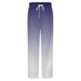 thumbnail image 5 of Aesthetic Night Blue And White Gradient Winter Female Pants Flannel High Waist Women Pants Lady Warm Straight Leg Plush Trousers, 5 of 7