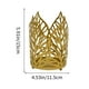 thumbnail image 3 of Iron Color Old Hollowed Out Leaves Candle Holders Home Decorative Candle Holders Ornaments Props Crafts, 3 of 6