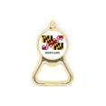 thumbnail image 1 of State Flag Outlines land Beer Bottle Cap Opener Stainless Steel Key Chain, 1 of 3