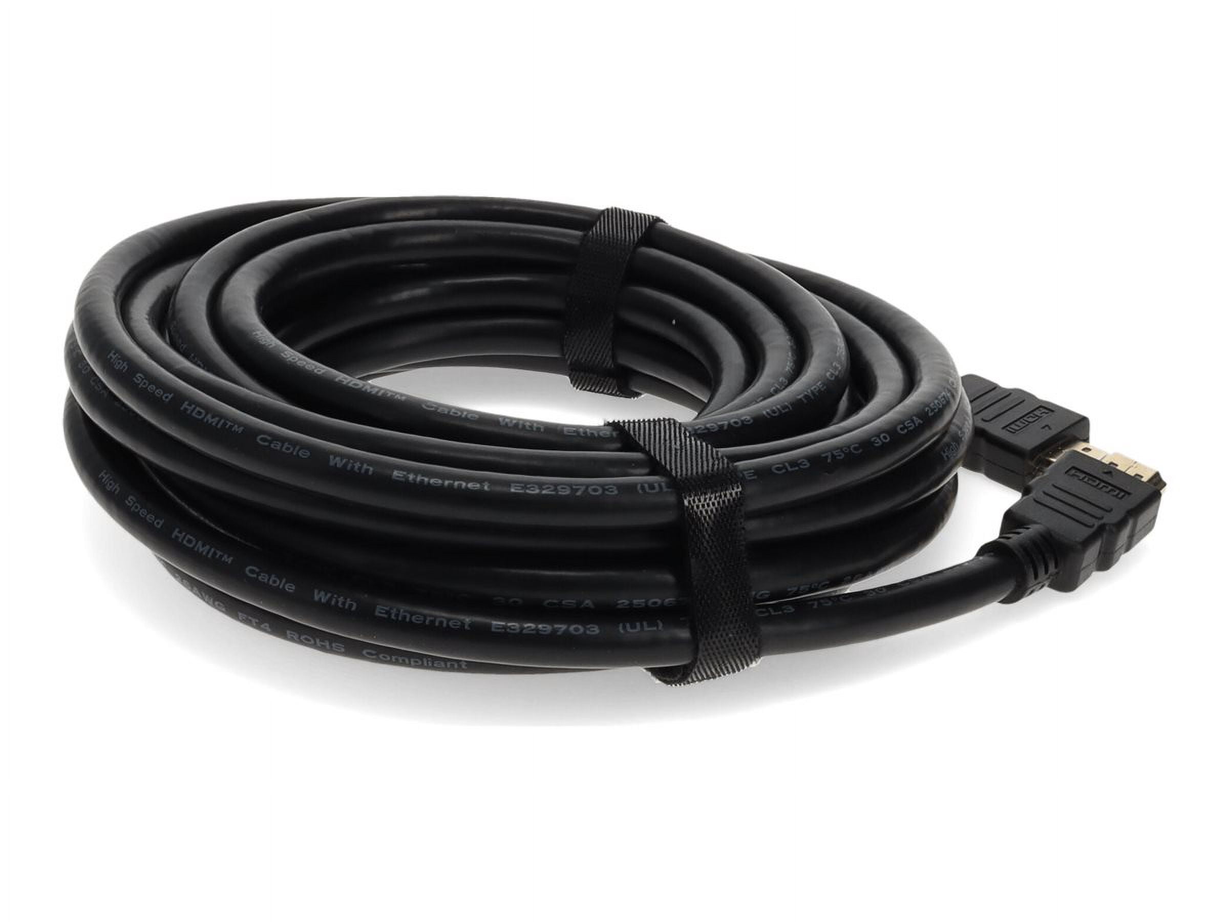 25.0FT MALE TO MALE CABLE HDMI TO HDMI BLACK CABLE