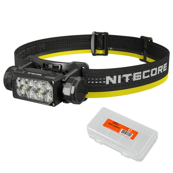 Nitecore HC65 UHE 2000 Lumen USB-C Rechargeable Headlamp   LumenTac Organizer