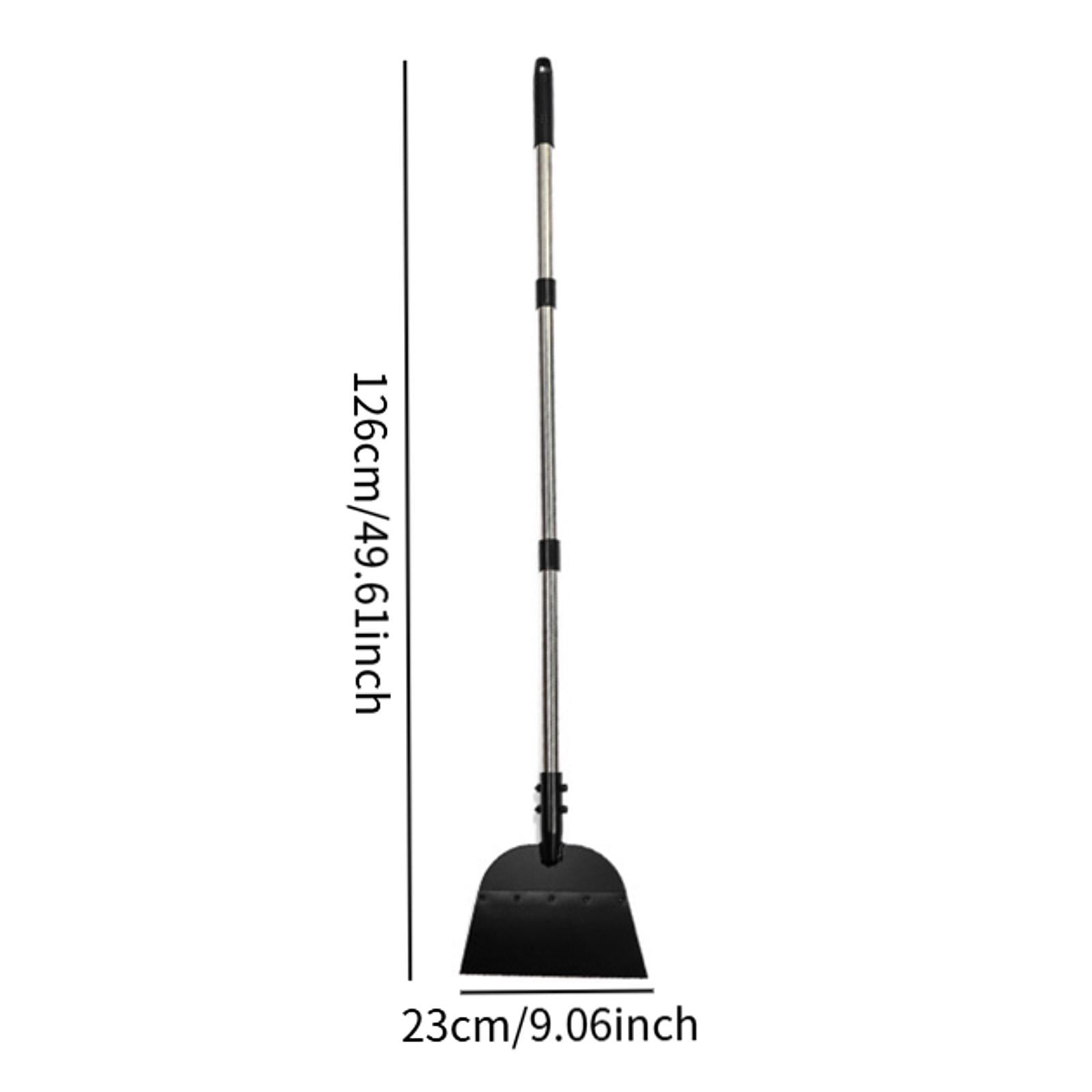 colaxi Agricultural Manure Removal Tool Cleaning Spade Lightweight Multifunctional Stainless Steel Spade for Yard Garages Digging