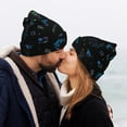 thumbnail image 5 of Pofeuu Gamepads Print Beanie Hat for Men Women Knit Winter Hat Warm Cuffed Skull Beanie Slouchy Soft Unisex, 5 of 6