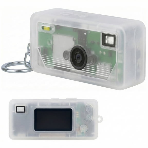 Silicone Case for Kodak CHARMERA Keychain Digital Camera Blind Box, Photo Mini Keychain Camera Sleeve - Camera NOT Included (Transparent)