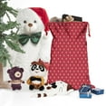 thumbnail image 5 of Christmas Sack – 28" X 20" Canvas Gift Bag with Drawstring, Full Print Polyester Santa Sack, Durable Reusable Xmas Gift Bag for Holiday, Party & Storage, 5 of 5