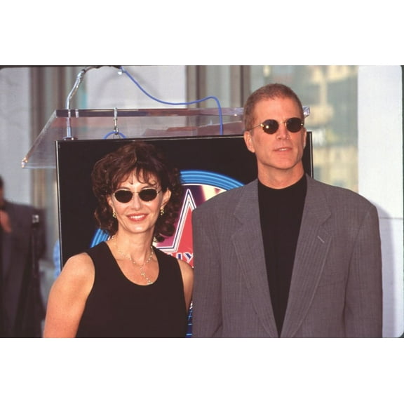 Mary Steenburgen And Ted Danson Wearing Sunglasses At Kirstie Alley Star Ceremony Photo Print (8 x 10) - Item # CPA3716