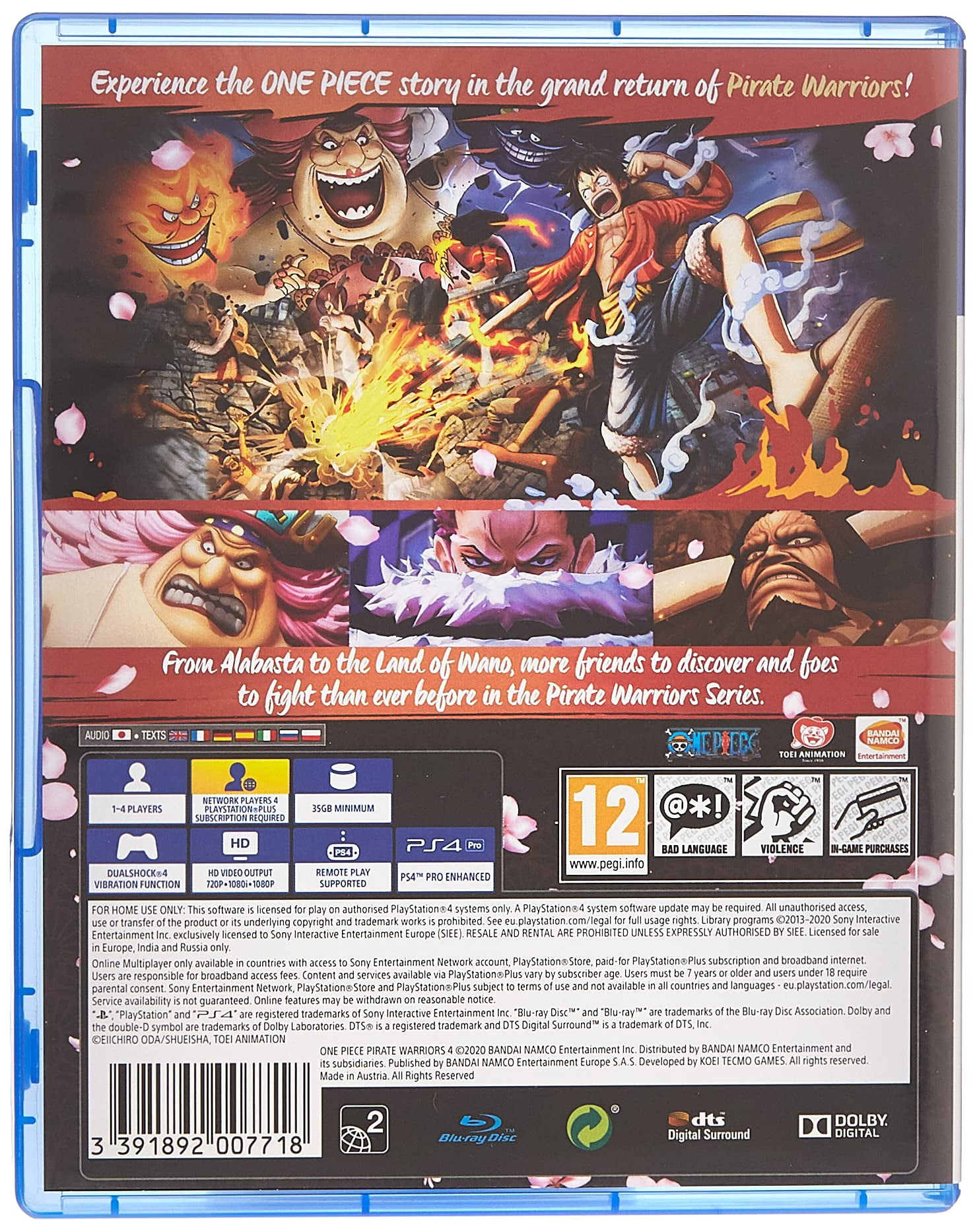 One Piece: Pirate Warriors 4 (PS4) 