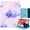 Purple, variant on TECH CIRCLE Case for 2022 Apple 10.9-inch iPad (10th Generation) - Protective Smart Stand Flip Case, Cute Fox