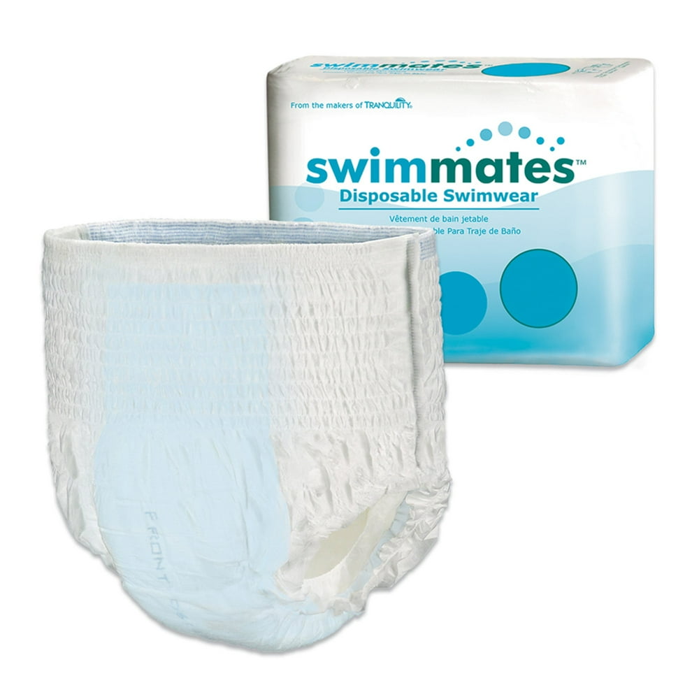Swimmates Adult Disposable Swim Diaper MediumPack of 20