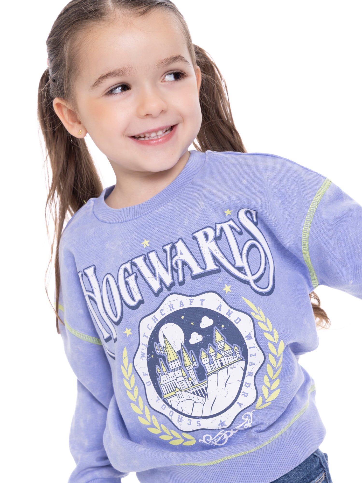 Harry Potter Toddler Girls Hogwarts Graphic Sweatshirt, Sizes 12M-5T