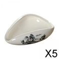 thumbnail image 1 of 5x Cuchara de Té China, Bandeja Individual de Café, Taza Dosificadora de Granos de Café, Recipiente Dosificador de Cerámica para Restaurante, Oficina, 5 piezas, 1 of 10