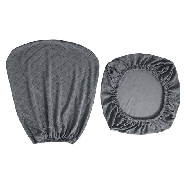 Abbracc Office Chair Cover Oilproof Elastic Stretch Chair Slipcovers Computer Desk Chair grey
