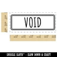 thumbnail image 2 of Void Double Line Border Self-Inking Rubber Stamp Ink Stamper for Business Office - Black Ink - Small 1-1/2 Inch, 2 of 7