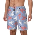 thumbnail image 2 of Fotbe Cartoon Poodle Dog Men’s Swim Trunks Quick Dry Swim Shorts Board Shorts with Mesh Lining-3X-Large, 2 of 9