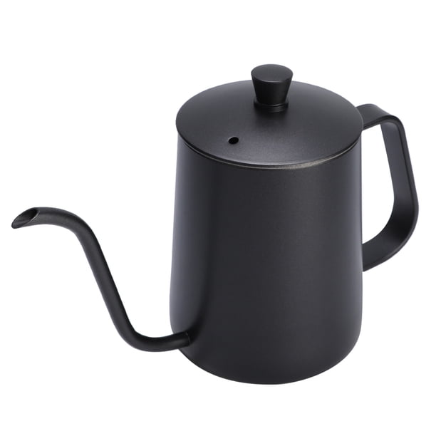 Ichiias Cafetera de Goteo Tetera de Cuello de Cisne de Acero Inoxidable para verter sobre café Olla de Goteo con Boquilla Larga y Estrecha Anggrek Otros