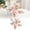 E Pink 11", variant on SMKE 6Pc Glitter Poinsettia Artificial Flower,Festive Christmas Ornament,Wedding Decor Accent,Xmas Wreath Bloom,Garland Flower,Holiday Seasonal Decor,Celebration Sparkle Pick,Winter Festive Supply