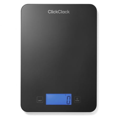 Click Clack Equip Kitchen Scale | Black