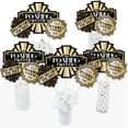 thumbnail image 2 of Big Dot of Happiness Roaring 20's - 1920s Art Deco Jazz Party Centerpiece Sticks - Table Toppers - Set of 15, 2 of 7
