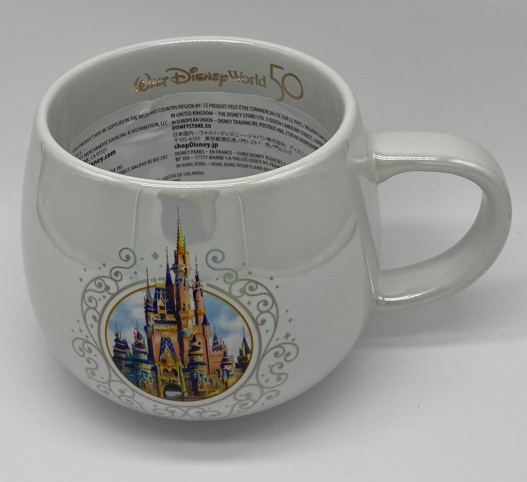 Disney Coffee Mug - Walt Disney World Castle Medallion-KitMu