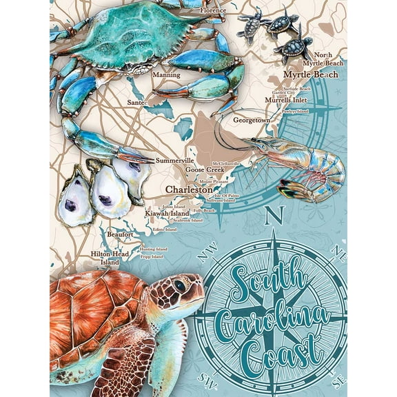 South Carolina Coast Puzzle