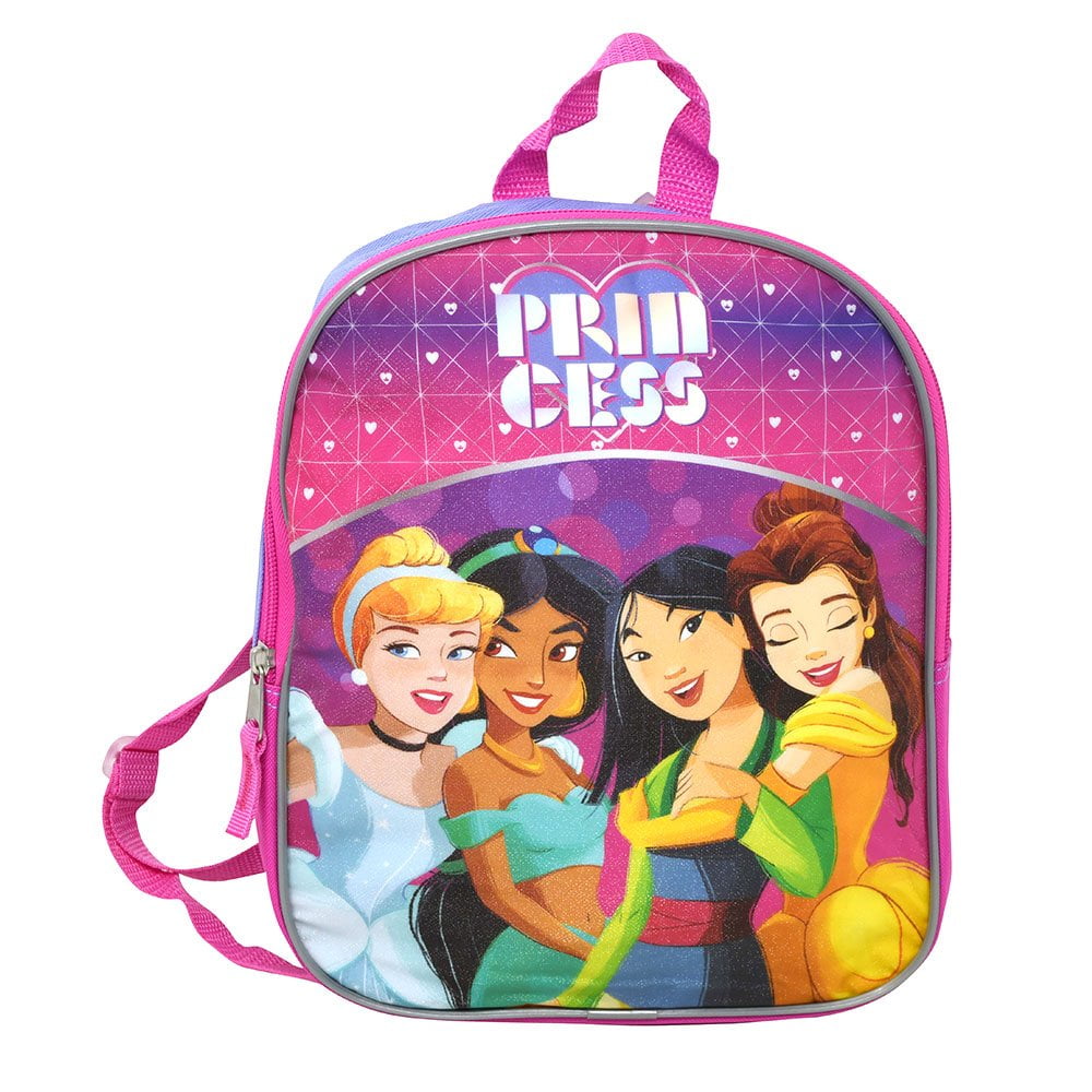 Disney Princess 11" Mini Girls Backpack Pink