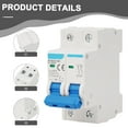 thumbnail image 4 of Fule DC Circuit Breaker 1000V 2 Pole Double MCB Solar PV 6 10 16 20 32 40 50 63 Amp, 4 of 9