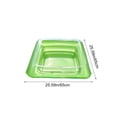 thumbnail image 3 of OCCOA Summer Swimming Pool Buoyancy Ice Bar, Inflatable Beverage Tray Cup Holder for Water Entertainment, Thickened PVC Pool Party Float, B-Green, 3 of 6