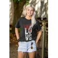 thumbnail image 4 of True Love Romantic Valentines Day Women's Graphic T Shirt Tees Brisco Brands S, 4 of 5