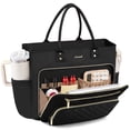 thumbnail image 1 of Bolsa de mano LOVEVOOK Teacher para mujer, trabajo, con soporte para portátil, color negro, 1 of 9