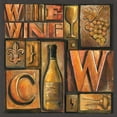 thumbnail image 3 of Gorham, Gregory 15x15 Black Modern Framed Museum Art Print Titled - Type Set Wine Sq II, 3 of 5