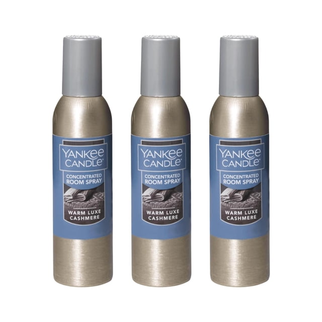 Spray de habitación Yankee Candle Warm Luxe Cashmere, 45 ml (paquete de 3)